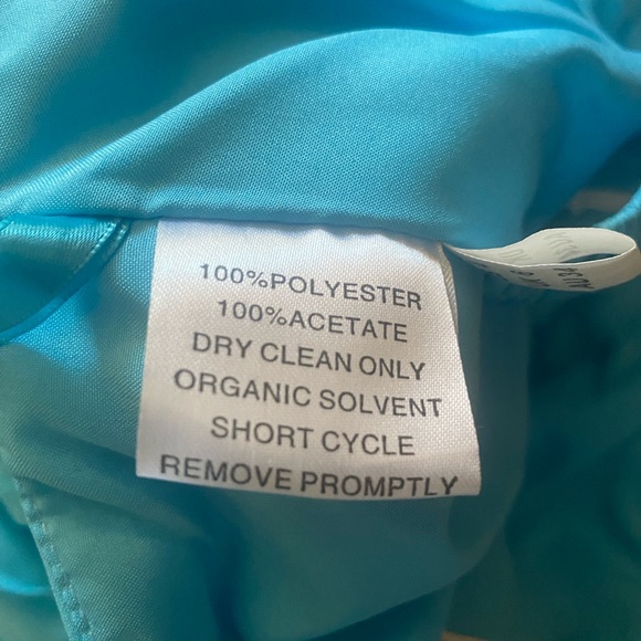 Coco Melody Formal Strapless Sky Blue Formal Maxi Dress Size 4 - Picture 9 of 11